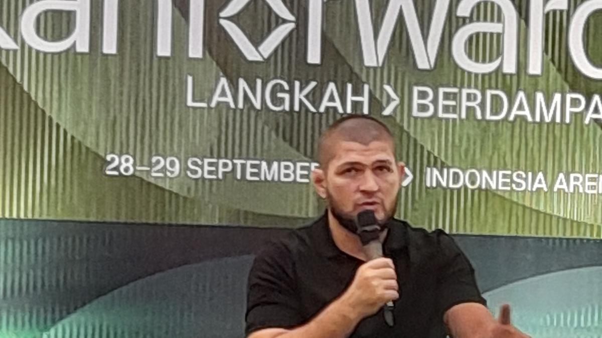 Berbagi Inspirasi Soal Kahforward, Khabib Nurmagomedov Akui Tak Ingin Jadi Panutan Generasi Muda