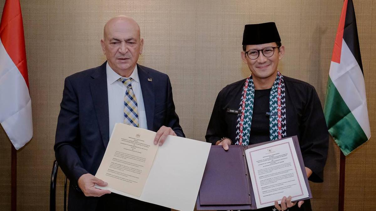 Indonesia dan Palestina Sepakat Kerja Sama Kembangkan Sektor Pariwisata dan Ekonomi Kreatif