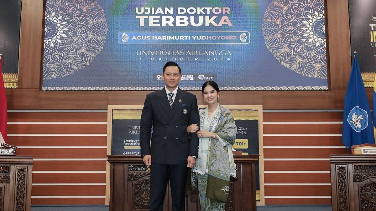 AHY Raih Gelar Doktor, Annisa Pohan Beri Tantangan Baru pada Suaminya