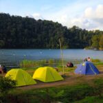 Indahnya Danau Lau Kawar di kaki Gunung Sinabung