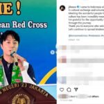 Pesona Aktor Korea Jung Il Woo Gunakan Cukin Betawi Saat Menjadi Relawan Palang Merah di Jakarta