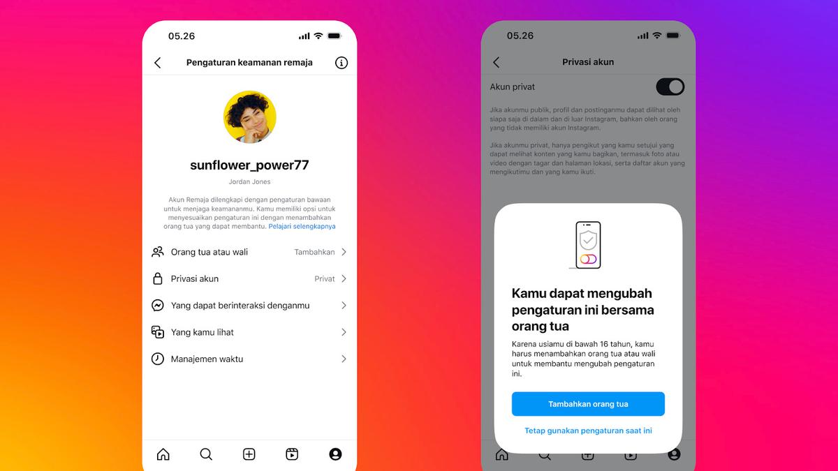 Meta menyajikan fitur akun remaja di Instagram, pengguna muda lebih aman dan lebih terlindungi