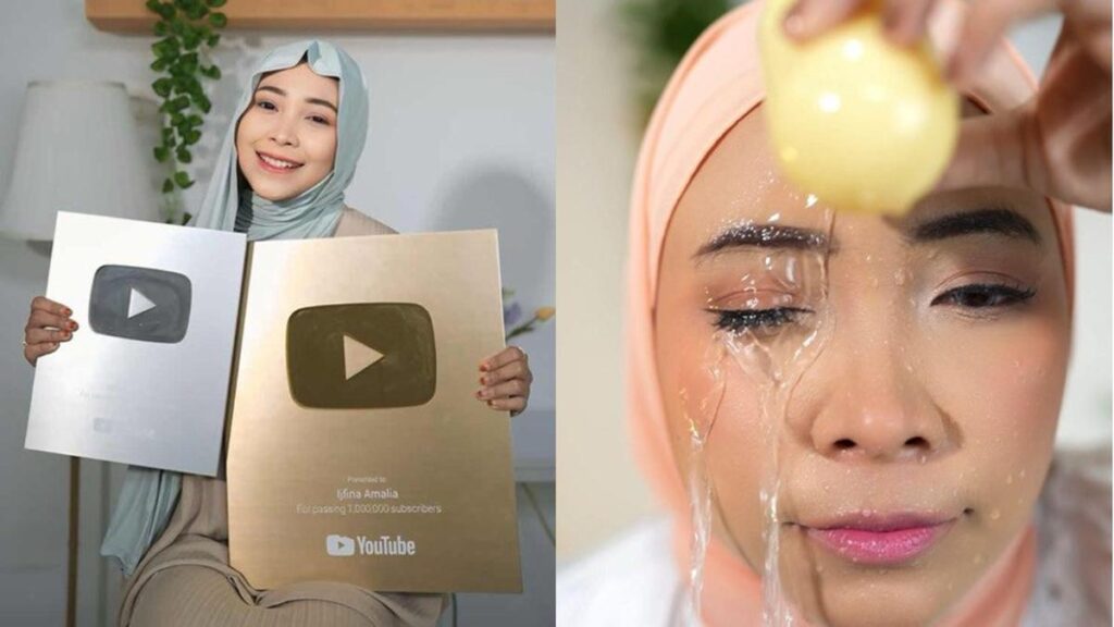 Tips untuk makeup makeup tahan lama & anti -fadure ala ijfina amalia, pencipta konten afiliasi belanja YouTube & shopee