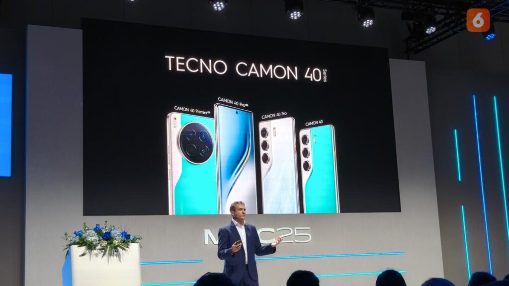 Debut Tecno Camon 40 Series di MWC 2025, Camera dan AI adalah fitur andalan!