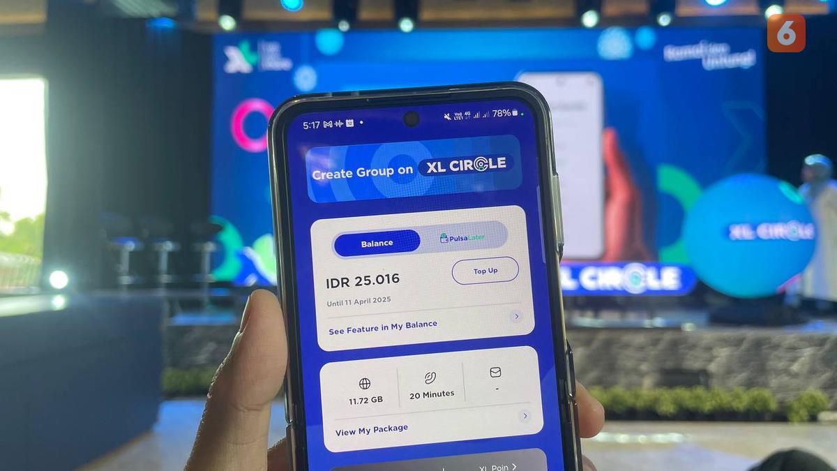 XL mengundang pelanggan untuk membuat grup Circle XL di aplikasi MYXL, kuota bersama -sama ke bonus 5GB menunggu