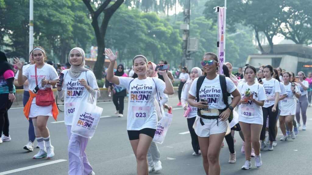1.300 marina suntastic run 2025 kuota kehabisan dalam seminggu, acara lari untuk mengkampanyekan pentingnya melindungi kulit dari sinar UV