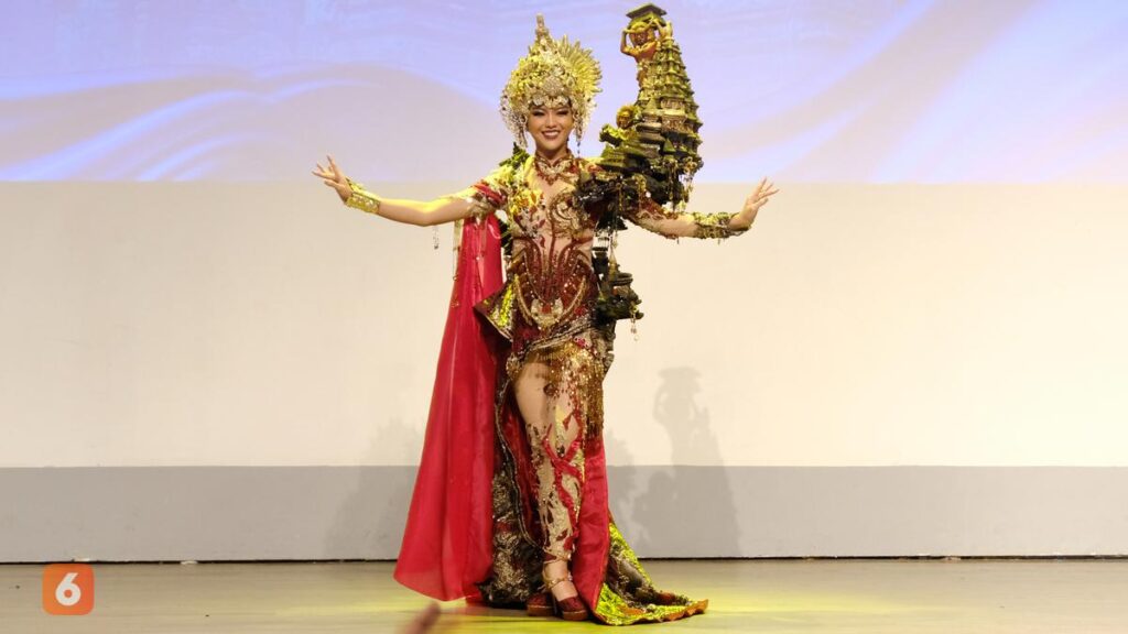 Arti dari Kostum Nasional Putri Indonesia 2025 Firsta Yufi Amarta Putri, Siap Mengocok Miss Supranational 2025