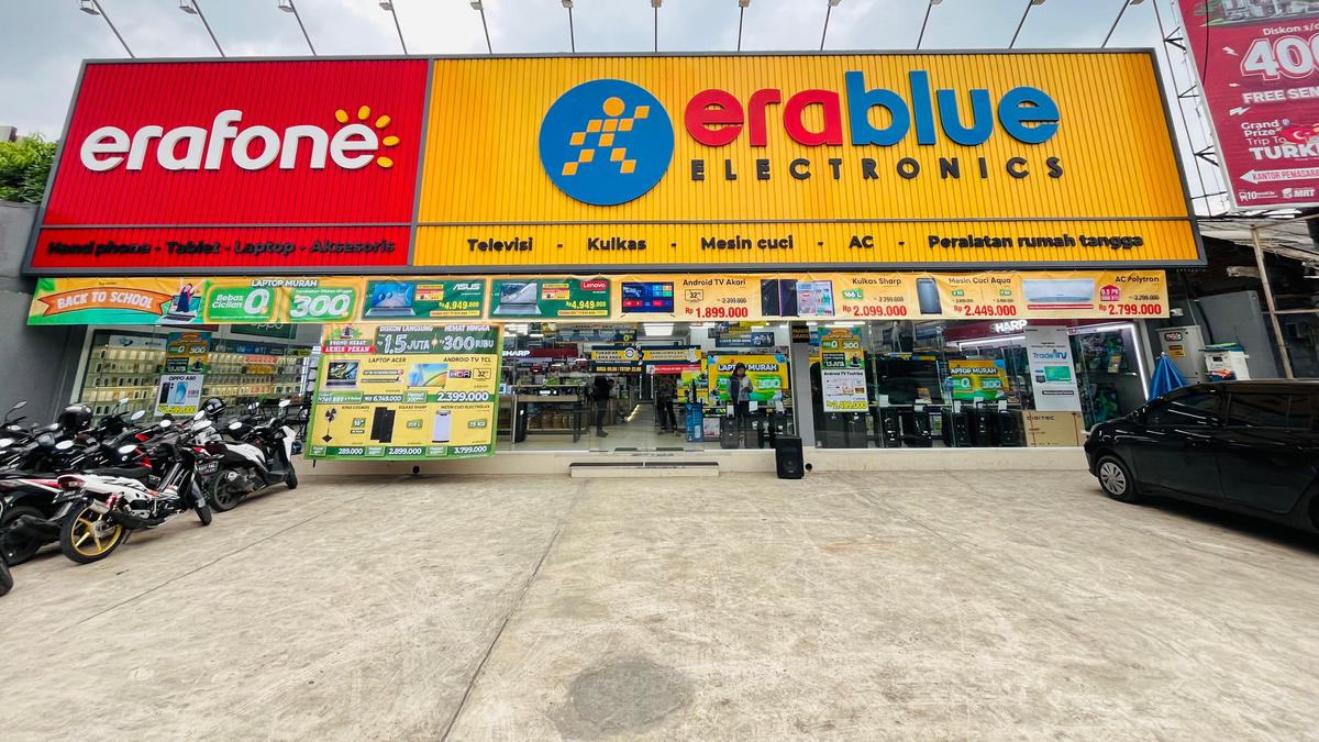 Erablue memiliki 100 outlet di Jabodetabek dan Jawa Barat, menargetkan 500 toko pada tahun 2027