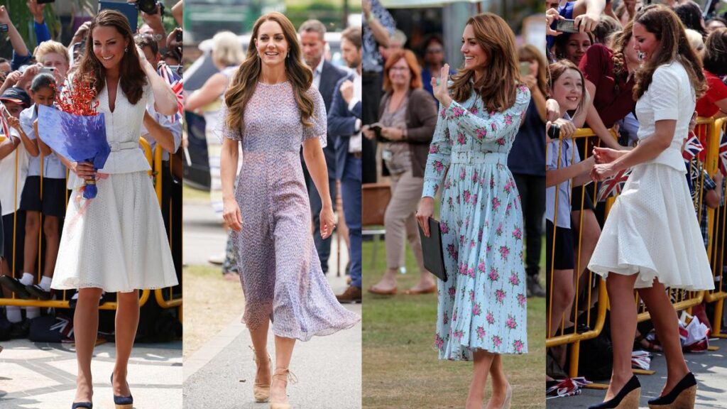 Wedges kontroversial sepatu kate middleton adalah alas kaki yang indah yang mendominasi tren musim panas 2025