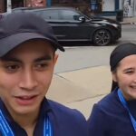 Gaya sporty Prilly Latuconsina bergabung dengan acara lari dengan Omara Esteghlal di Amerika Serikat
