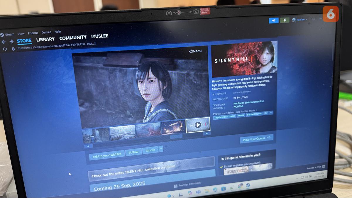 Silent Hill F dirilis 25 September 2025, periksa spesifikasi dan rekomendasi PC minimum