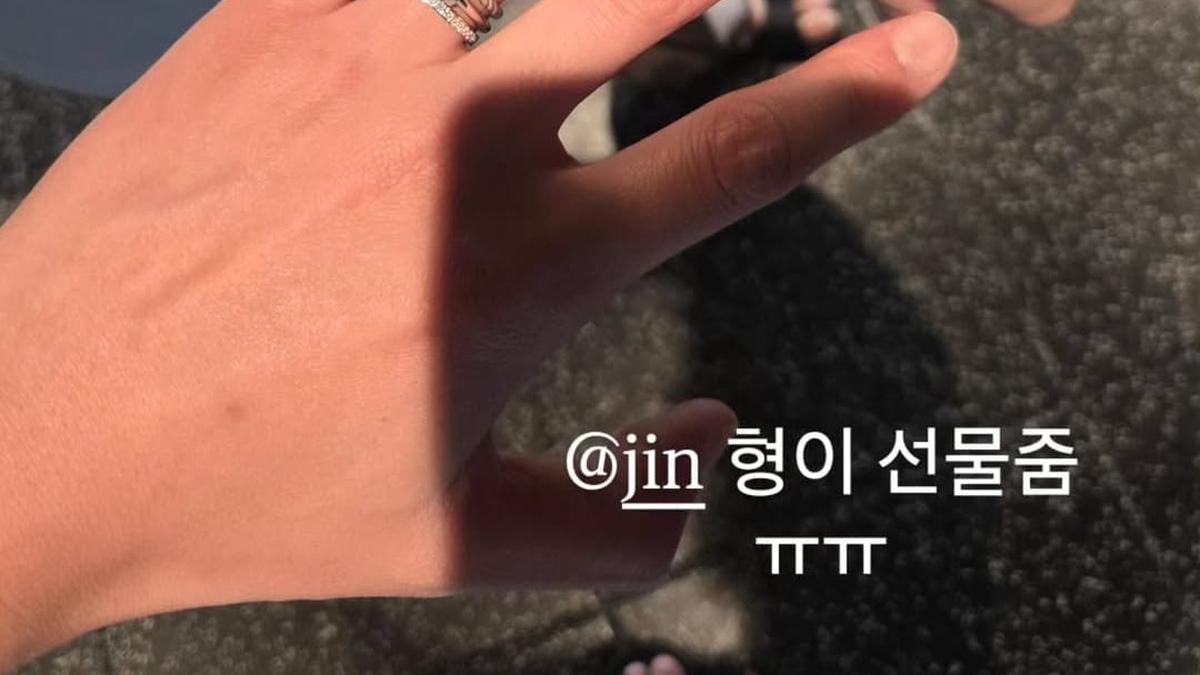 Ulang tahun RM BTS, dapatkan cincin berlian untuk RP. 117 juta dari Jin