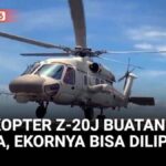 Helikopter Z-20J Buatan Tiongkok Tampil Pertama Kali di Pameran Helikopter Tianjin
