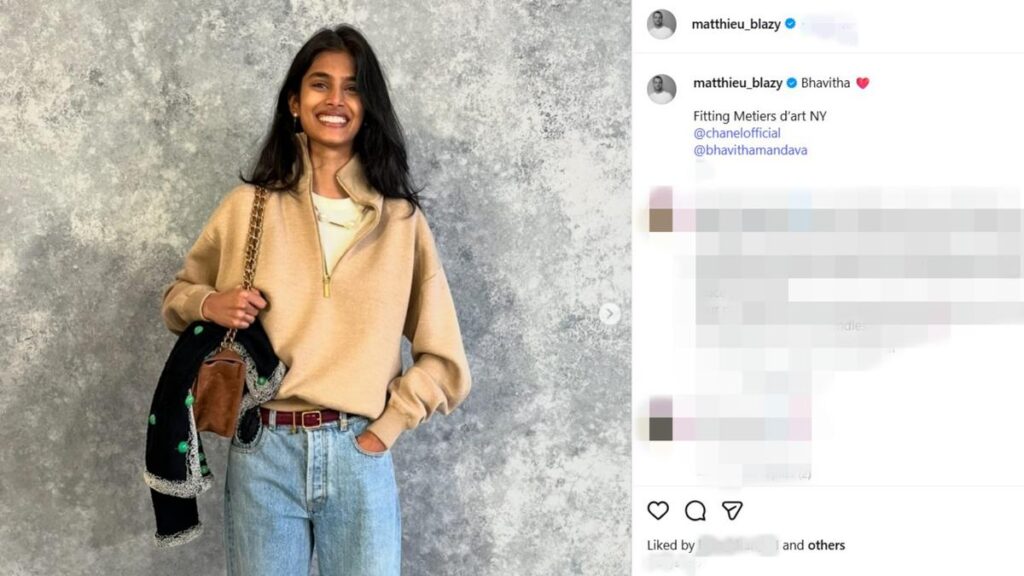 Kisah model Bhavitha Mandava yang membuat sejarah di acara Chanel