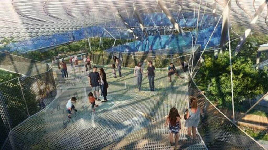 Bocah 6 Tahun Jatuh di Area Bermain Jewel Net Bandara Changi