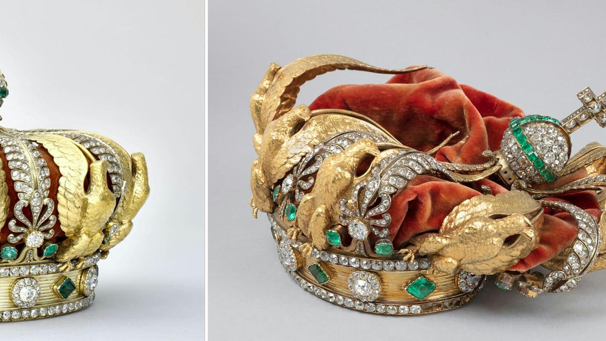 Museum Louvre Rilis Foto Mahkota Permaisuri Prancis Ditinggal Perampok, 1 Elang Emas Hilang